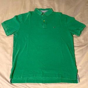 Men’s L Green Tommy Hilfiger Polo Shirt